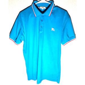 Burberry Polo Shirt - Men's XXL - Classic Blue Style